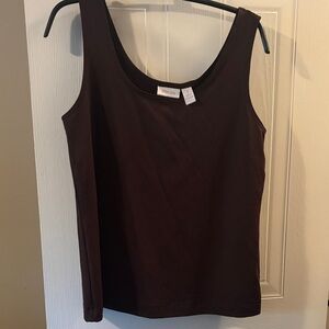 Chico's Dark Brown Tank Top